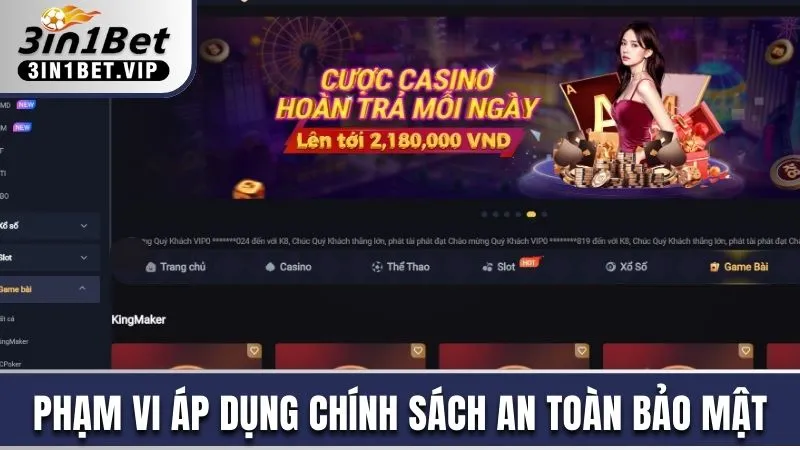 Chính Sách Bảo Mật - Quyền Lợi Và Trách Nhiệm Bạn Cần Biết 2 Phạm vi áp dụng chính sách an toàn bảo mật